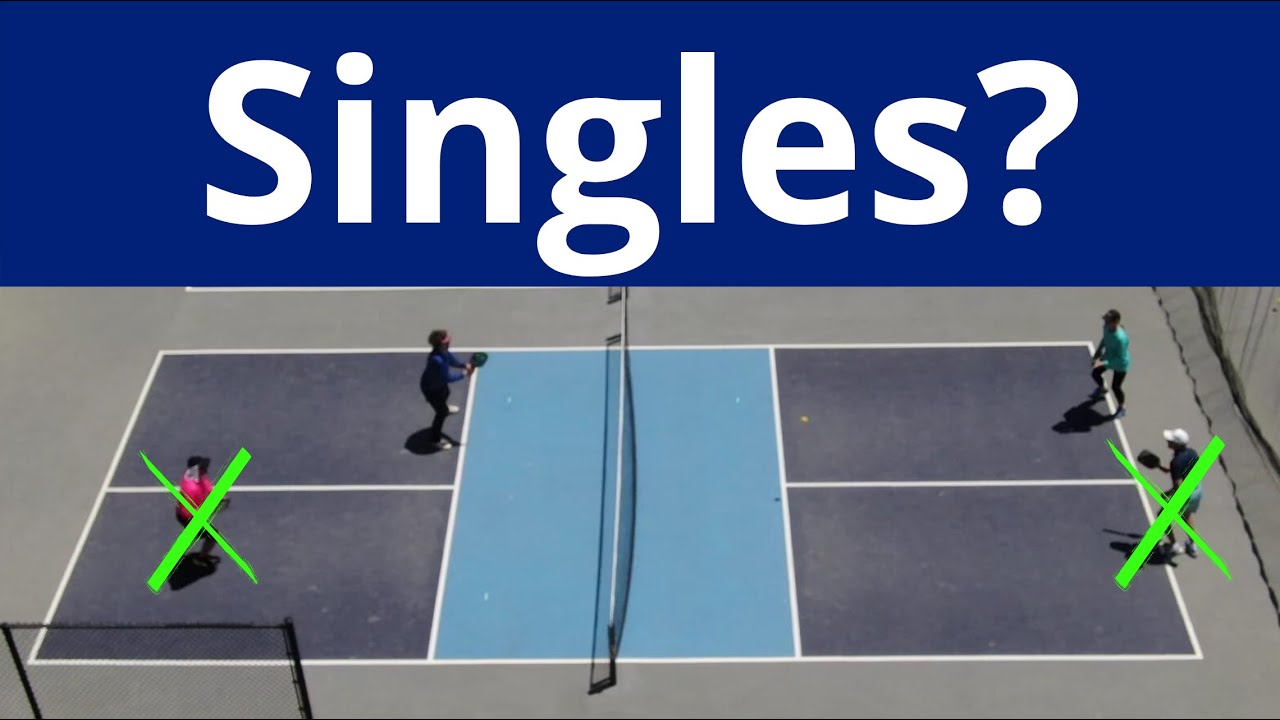 Can Pickleball Be Played As Singles