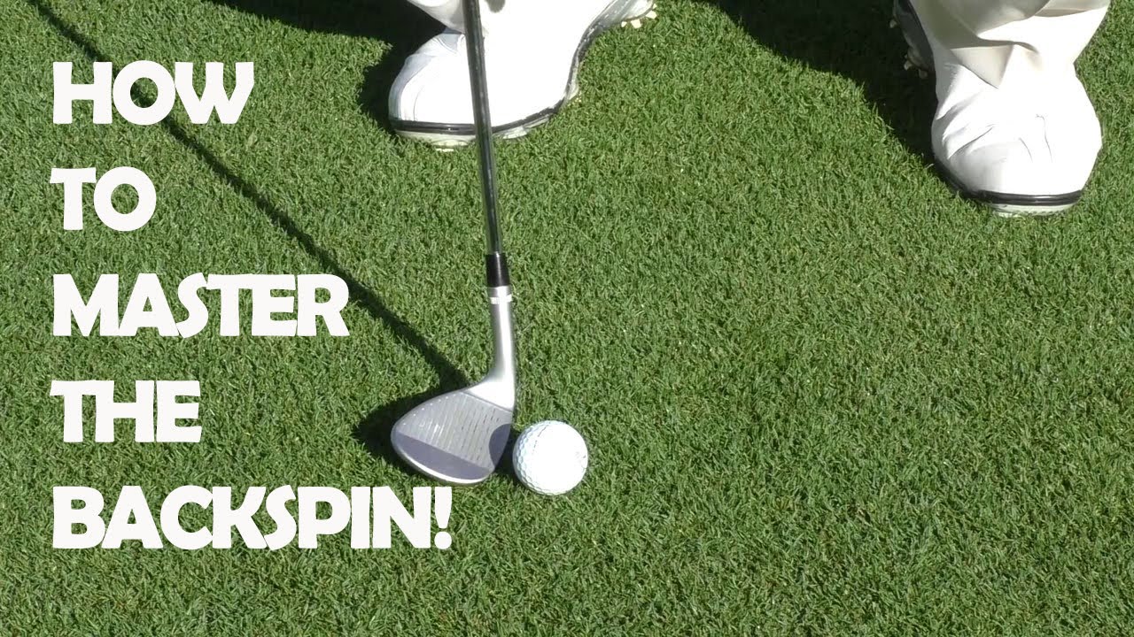 How to Put Backspin on a Golf Ball With a Wedge