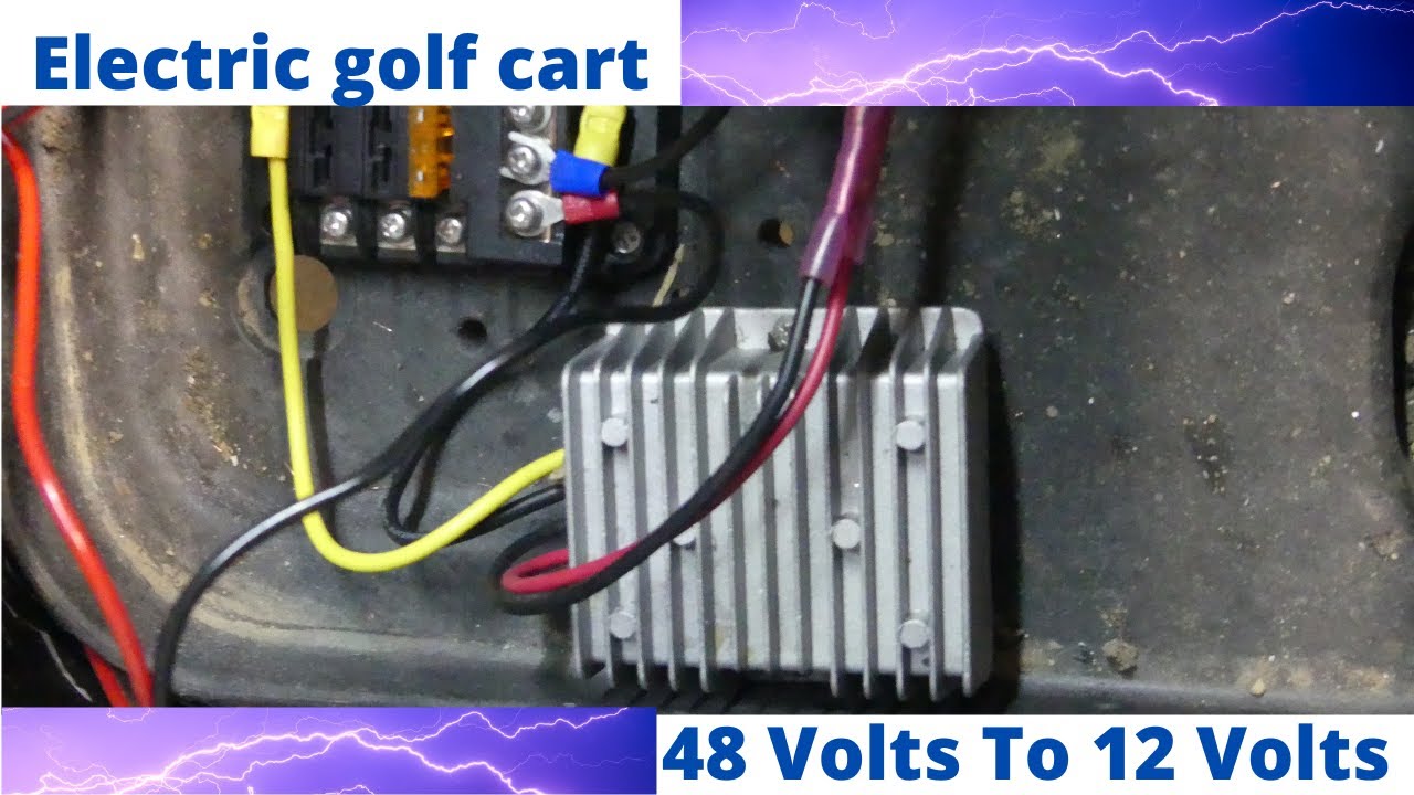 How to Wire Lights on a 48 Volt Golf Cart