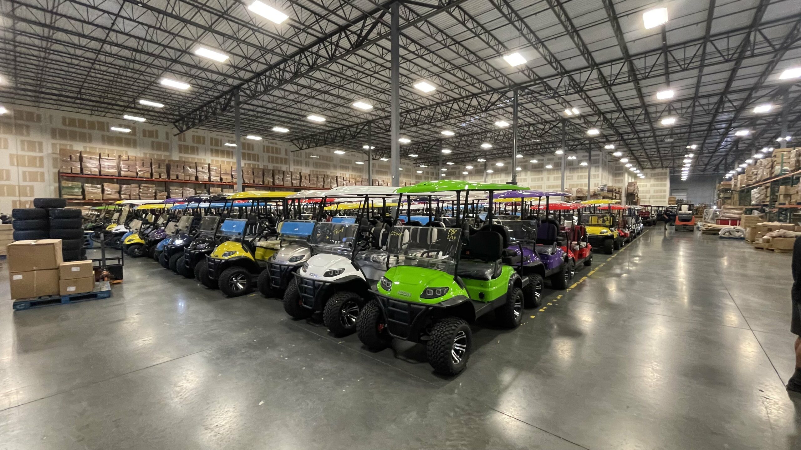 Where are Icon Golf Carts Manufactured