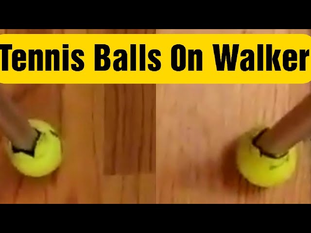 How to Cut Tennis Balls for Walker